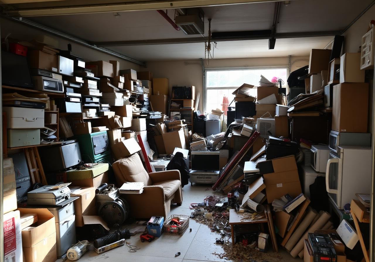 Garage Cleanout before