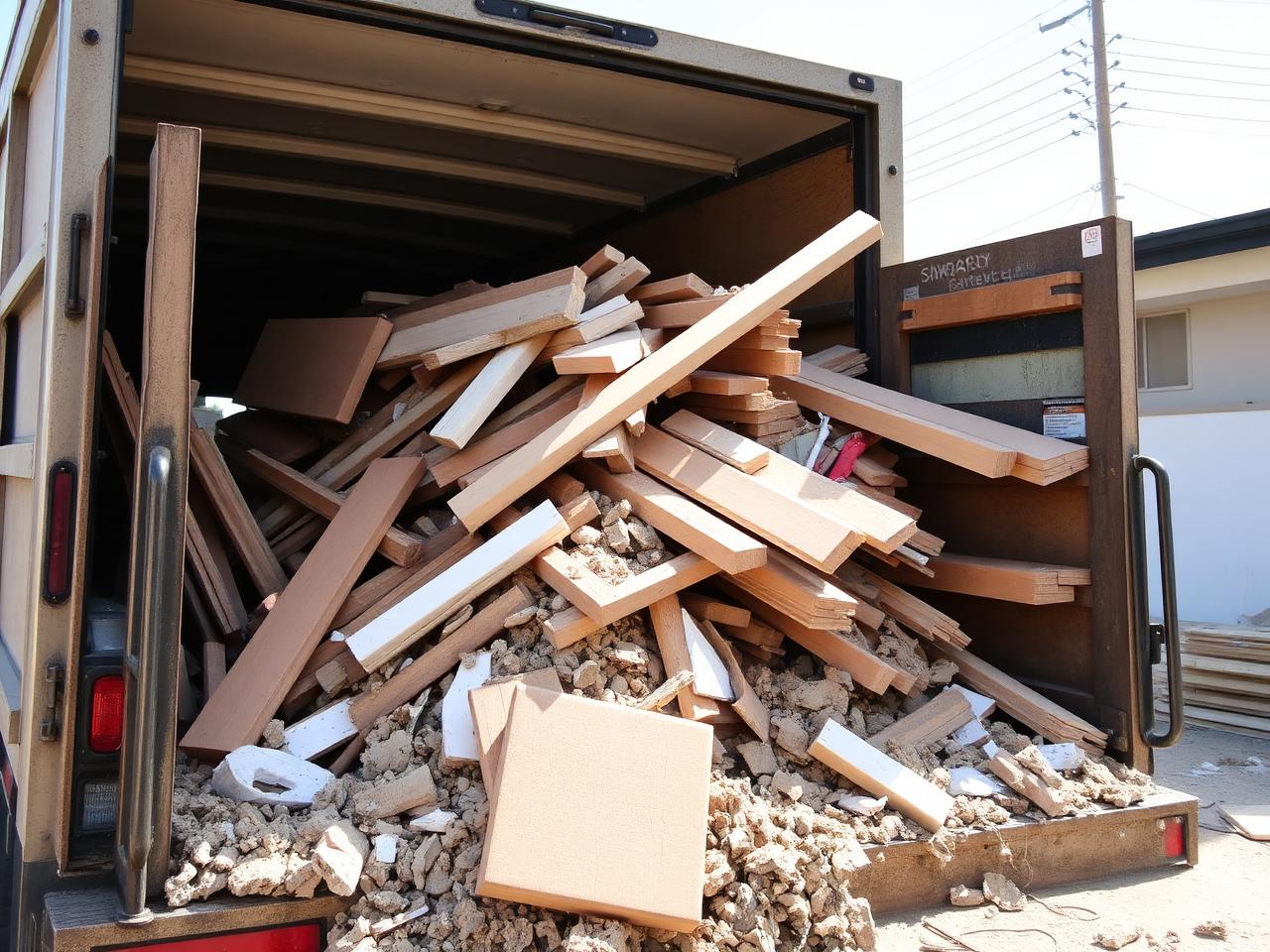 Junk removal work